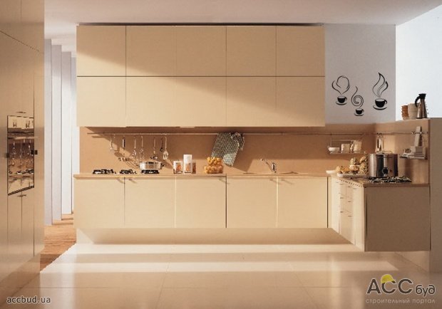 Бежевая кухня